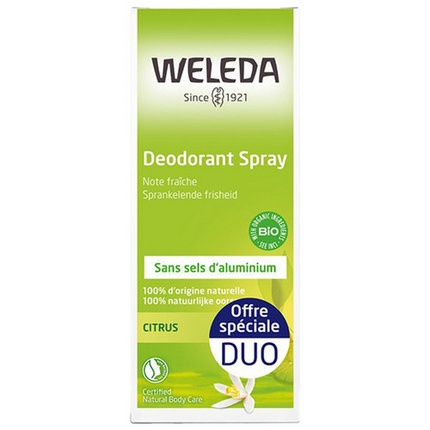 Дезодорант Weleda Цитрусовый Дезодорант с Эфирными Маслами