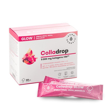 Коллагеновая добавка Aura Herbals Colladrop Glow Морской коллаген 5000мг