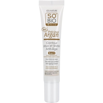 Крем для глаз Sobio Etic Cosmebio Precious Argan Антивозрастной контур глаз и губ