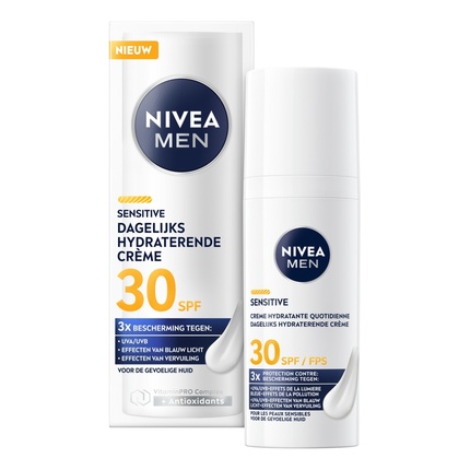 Увлажняющий крем Nivea Sensitive Triple Protect SPF30