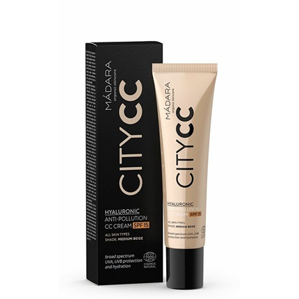 Цветокорректирующий крем Madara Citycc Hyaluronic Antipollution Цветокорректирующий крем SPF 15 Medium