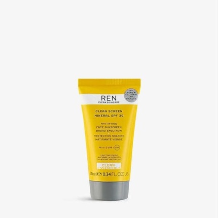 Минеральный матирующий солнцезащитный крем для лица SPF 30 Ren Clean Skincare Clean Screen