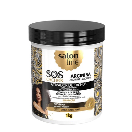 Набор для ухода за волосами Salon Line Sos Curls Activator Arginine Repair