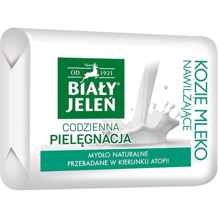 Bar Soap Bialy Jelen Premium Hypoallergenic with Goat's Milk Extract and Flax