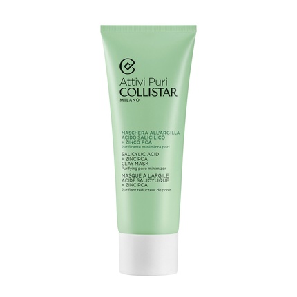 Маска для лица Collistar Clay Mask с салициловой кислотой и цинком PCA