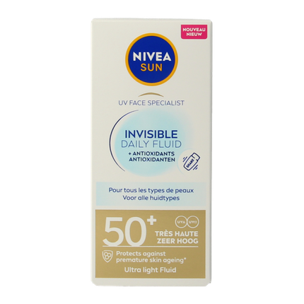 Защитный флюид для лица от солнца Nivea