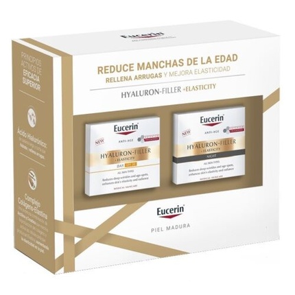 Дневной крем + Ночной крем Eucerin Hyaluron Filler Elasticity, набор из 2