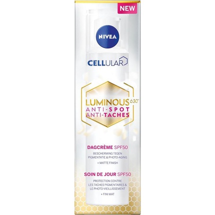 Крем Nivea Cellular luminous противопигментный флюид-крем SPF50