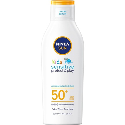 Солнцезащитное молочко Nivea Sun Kids Protect & Sensitive SPF 50+