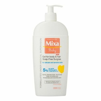 Gel Hair & Body Soap Free Surgras Delicate & Sensitive Skin Mixa