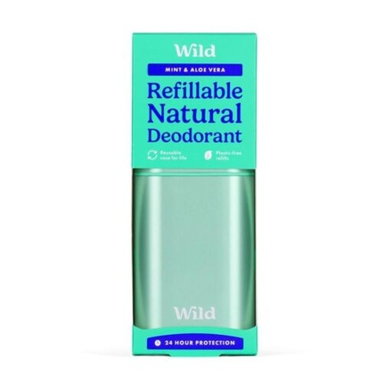 Многоразовый натуральный дезодорант Wild Cashmere Мужской Мята и Алоэ Вера