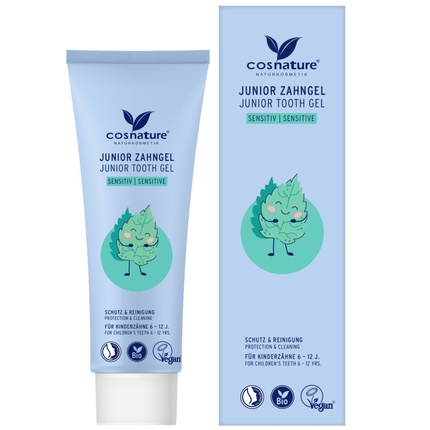 Зубной гель Cosnature Cosnature Junior Зубной гель для чувствительных зубов для детей 6-12 лет
