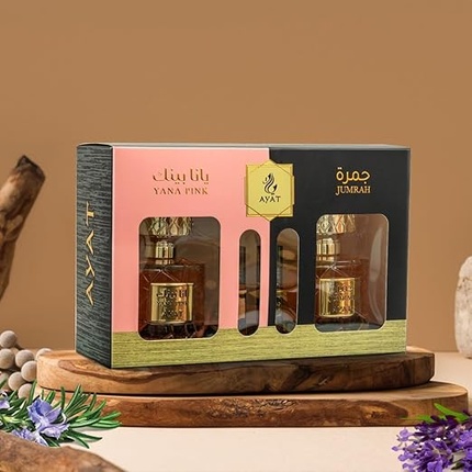 Набор Подарочный Eau De Parfum Ayat Perfumes Jumrah & Yana Pink
