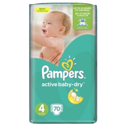 Подгузники Pampers Active Baby Dry