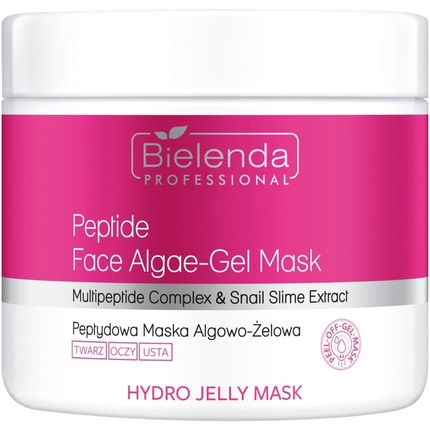 Гель-маска с водорослями Bielenda Professional Hydro Jelly с пептидами и слизью улитки
