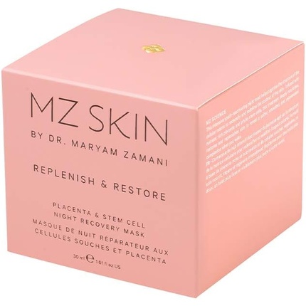 Ночная восстанавливающая маска для лица Mz Skin Replenish & Restore Placenta & Stem Cell