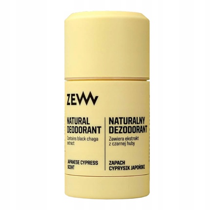 Твердый дезодорант Zew For Men Натуральный дезодорант-стик Японский кипарис и бергамот