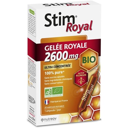 Концентрат Nutreov Stim Royal Jelly 2600мг Био