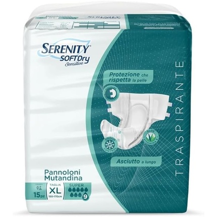 Подгузники-трусики Serenity Sensitive Super XL