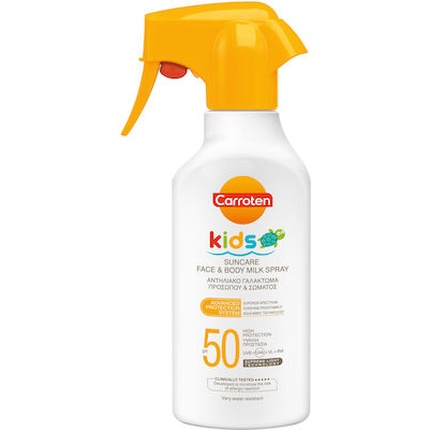 Молочко-спрей для защиты от солнца Carroten Sensicare Kids SPF50