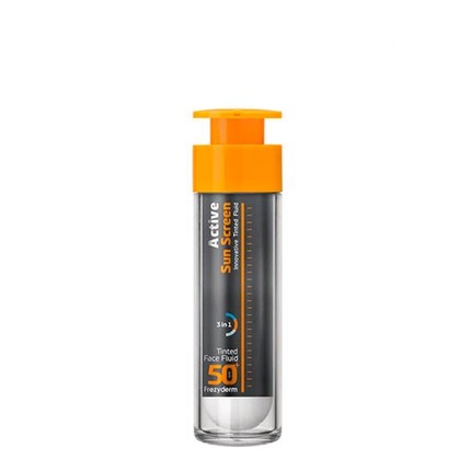 Флюид для лица с защитой от солнца Frezyderm Active Sun Screen Tinted Face Fluid