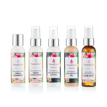 Набор по уходу за волосами Flora & Curl Mini Essentials