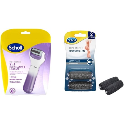 Электрическая роликовая пилка для ног Scholl Velvet Smooth Pedi Сменная насадка Ультра-жесткая
