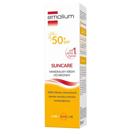 Защитный крем Emolium Suncare Минеральный защитный крем для детей и взрослых SPF50+