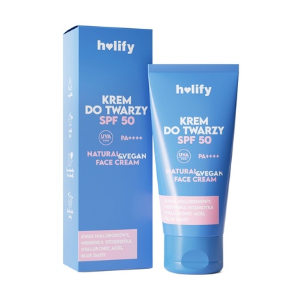 Дневной крем для лица Holify с гиалуроновой кислотой SPF50