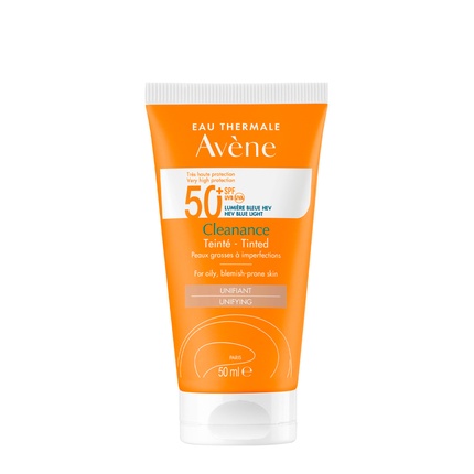 Солнцезащитный крем Avene Cleanance Tinted Sun Cream Spf 50