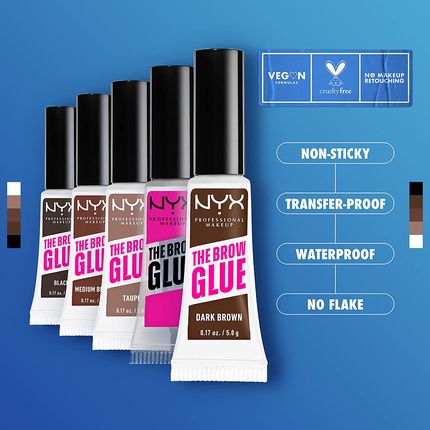 Eyebrow Gel NYX The Brow Glue Extreme Hold Tinted Eyebrow Gel