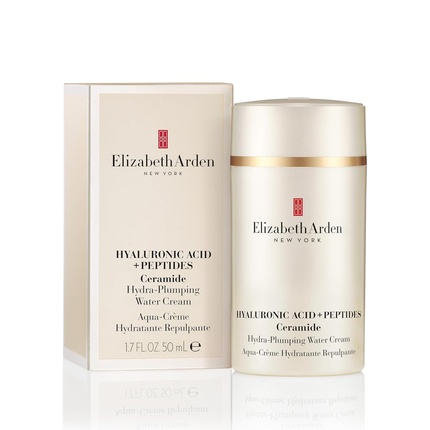 Увлажняющий крем для лица Elizabeth Arden с гиалуроновой кислотой, пептидами и керамидами Hydraplumping Water Cream