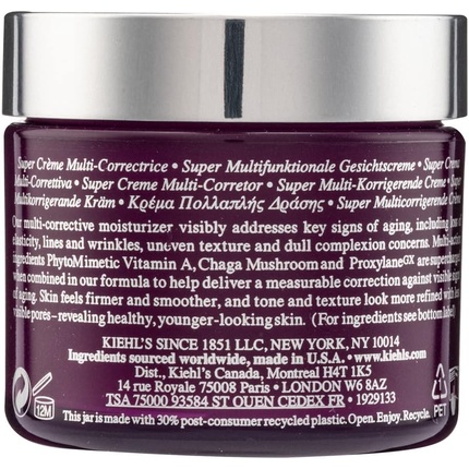 Крем Kiehl's Super Multi-Corrective Антивозрастной Крем для Лица и Шеи