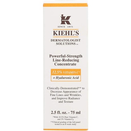 Сыворотка Kiehl's Powerful Strength Line Reducing Concentrate с витамином С и гиалуроновой кислотой