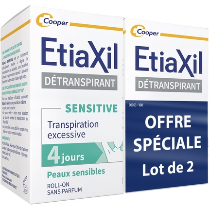 Шариковый антиперспирант Etiaxil для чувствительной кожи