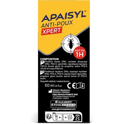 Лосьон Apaisyl Radical от вшей и гнид