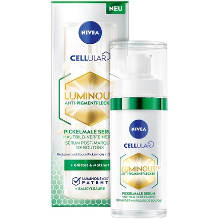 Сыворотка Nivea Luminous 630 Постакне темные пятна
