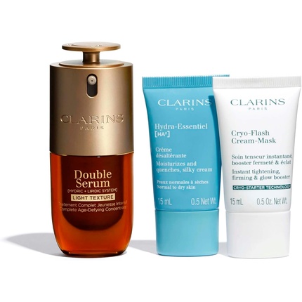 Омолаживающая сыворотка Clarins Double Serum Light Collection