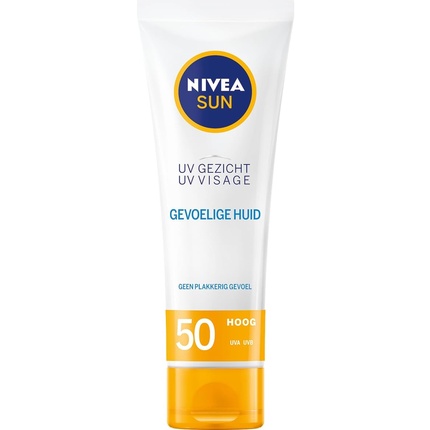 Солнцезащитный крем Nivea Sensitive Face Sun Cream SPF50+