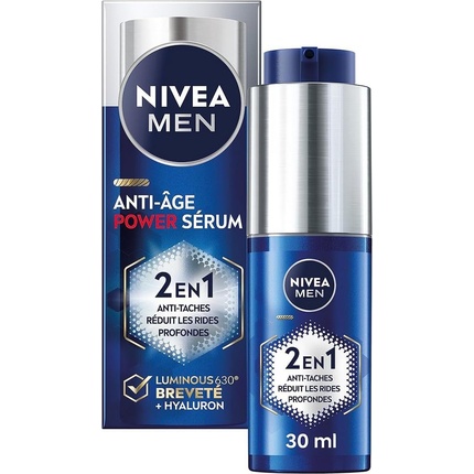 Антивозрастная сыворотка Nivea LUMINOUS630 Антивозрастное действие и борьба с пигментными пятнами 2-в-1 Сила сыворотки