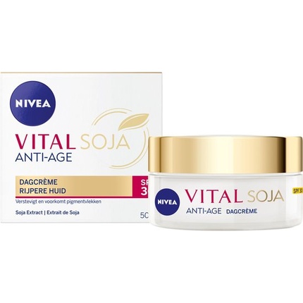 Защита от солнца для лица Nivea Vital Soy Антивозрастной защитный SPF30