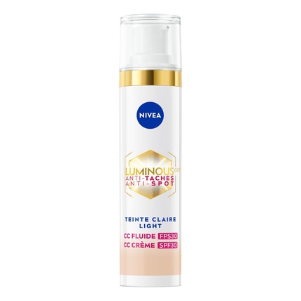 Флюид Nivea Luminous CC Fluid с эффектом сияния, 3-в-1, SPF30