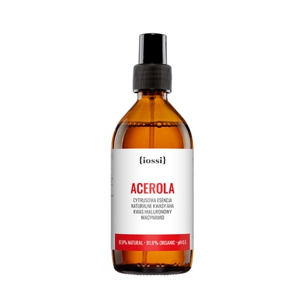 Сыворотка Iossi Acerola Цитрусовая Эссенция с Натуральными AHA Кислотами, Гиалуроновой Кислотой и Ниацинамидом Витамин B