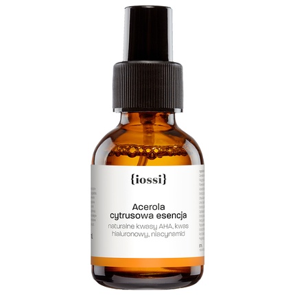 Сыворотка с гиалуроновой кислотой Iossi Acerola Citrus Essence с натуральными AHA-кислотами, гиалуроновой кислотой и ниацинамидом (витамин B)