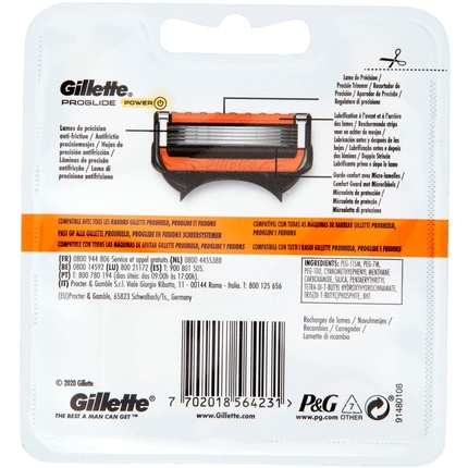 Сменные кассеты Gillette ProGlide Power
