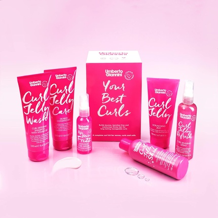 Набор для ухода за волосами Umberto Giannini Your Best Curls Wash and Styling Curl Jelly Gift Set