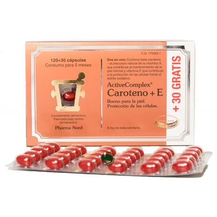 Капсулы Pharma Nord Active Complex Caroteno+ E