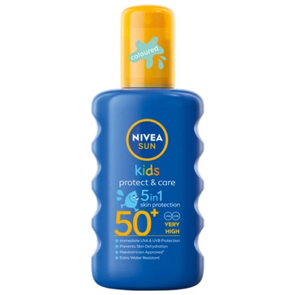 Солнцезащитный спрей Nivea Protect & Care SPF50 для детей