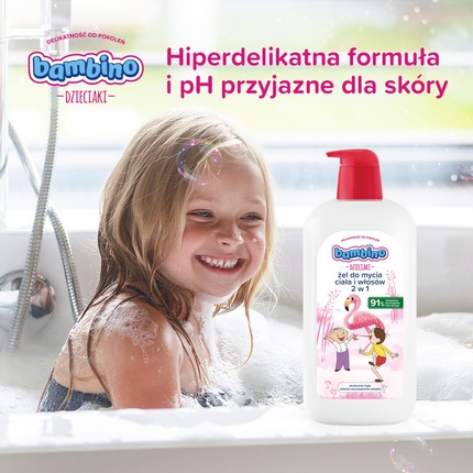 Body and Hair Wash Gel Bambino Bolts and Dolls
