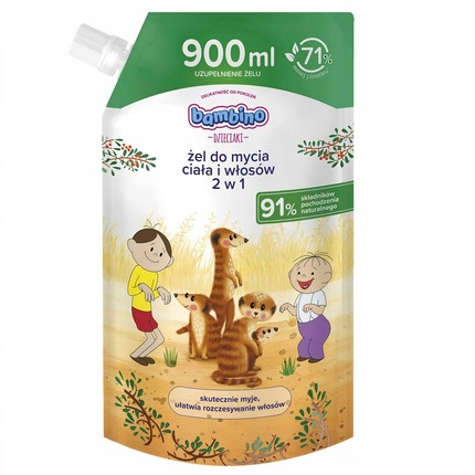 Body And Hair Wash Gel Bambino Refill